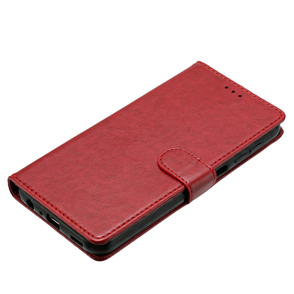 For Samsung Galaxy S26 Ultra Leather Case Wallet Stand Phone Cover with Handy Strap