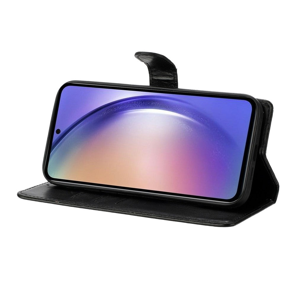 For Samsung Galaxy S26 Ultra Wallet Case Glitter Anti-Scratch Leather Stand Phone Cover with Strap