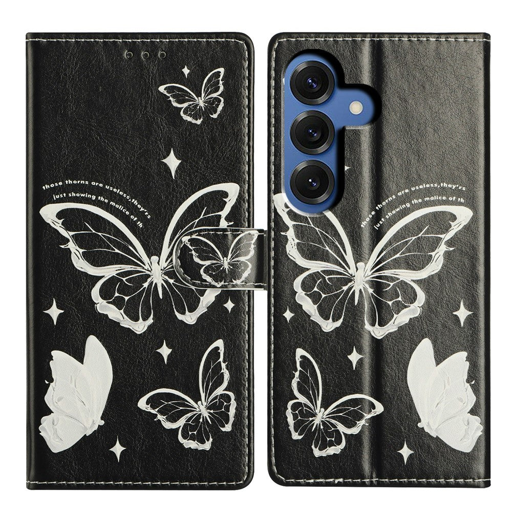 For Samsung Galaxy S26 / S26 Pro Case Pattern Printing Wallet Stand Flip Leather Phone Cover with Strap