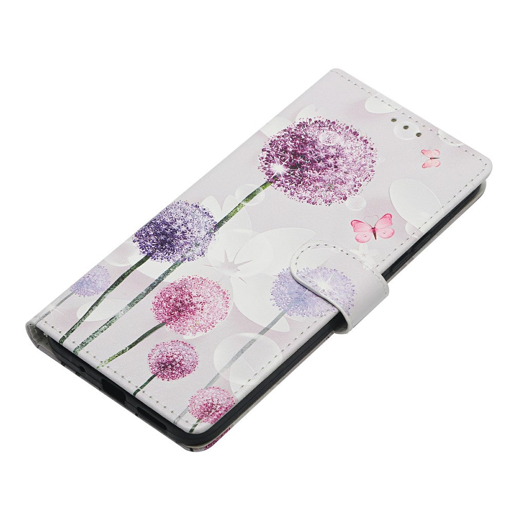 For Samsung Galaxy S26 Edge Case Pattern Printing Wallet Stand Flip Leather Phone Cover with Strap