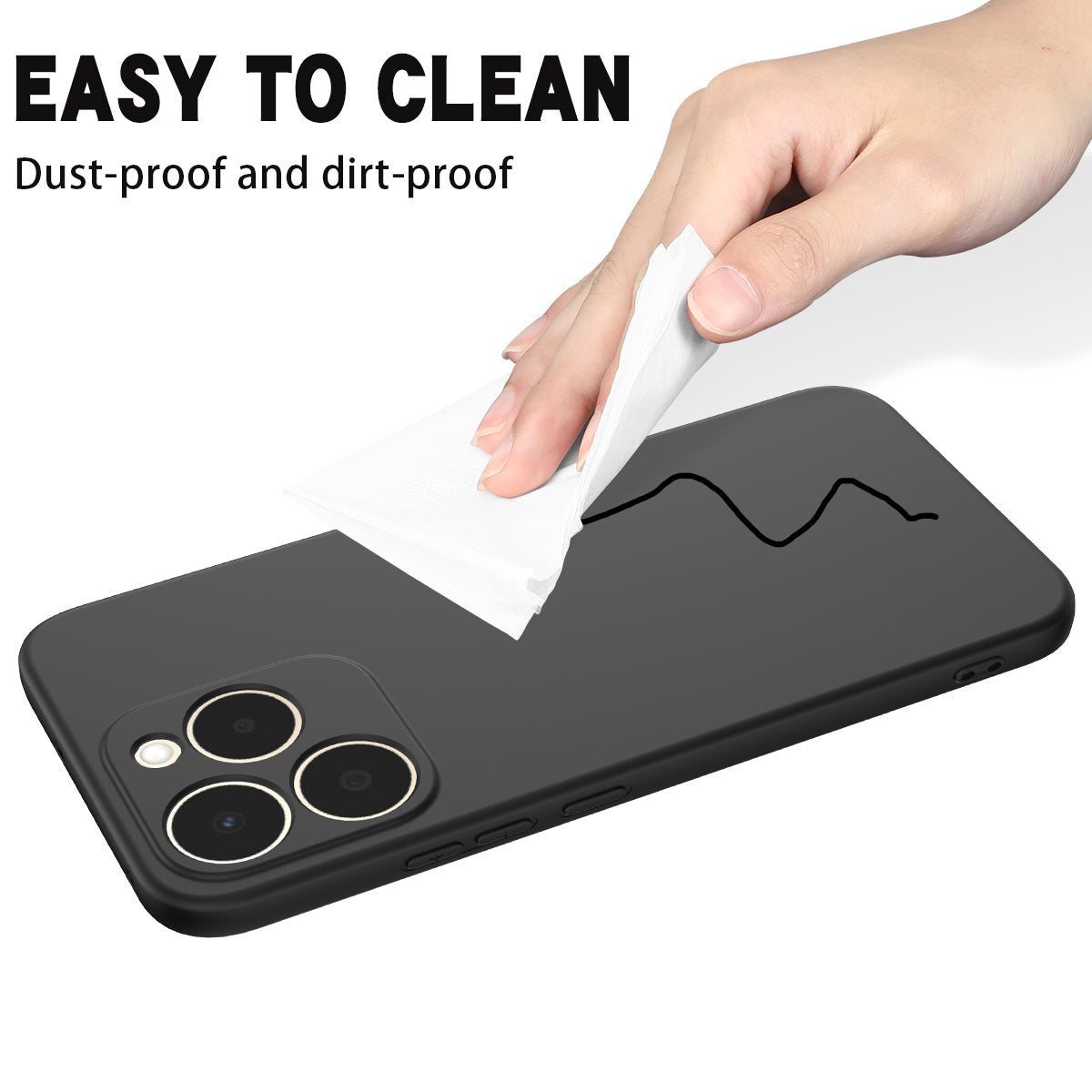 For Realme 15T 5G Liquid Silicone Case Phone Back Cover with Hand Strap