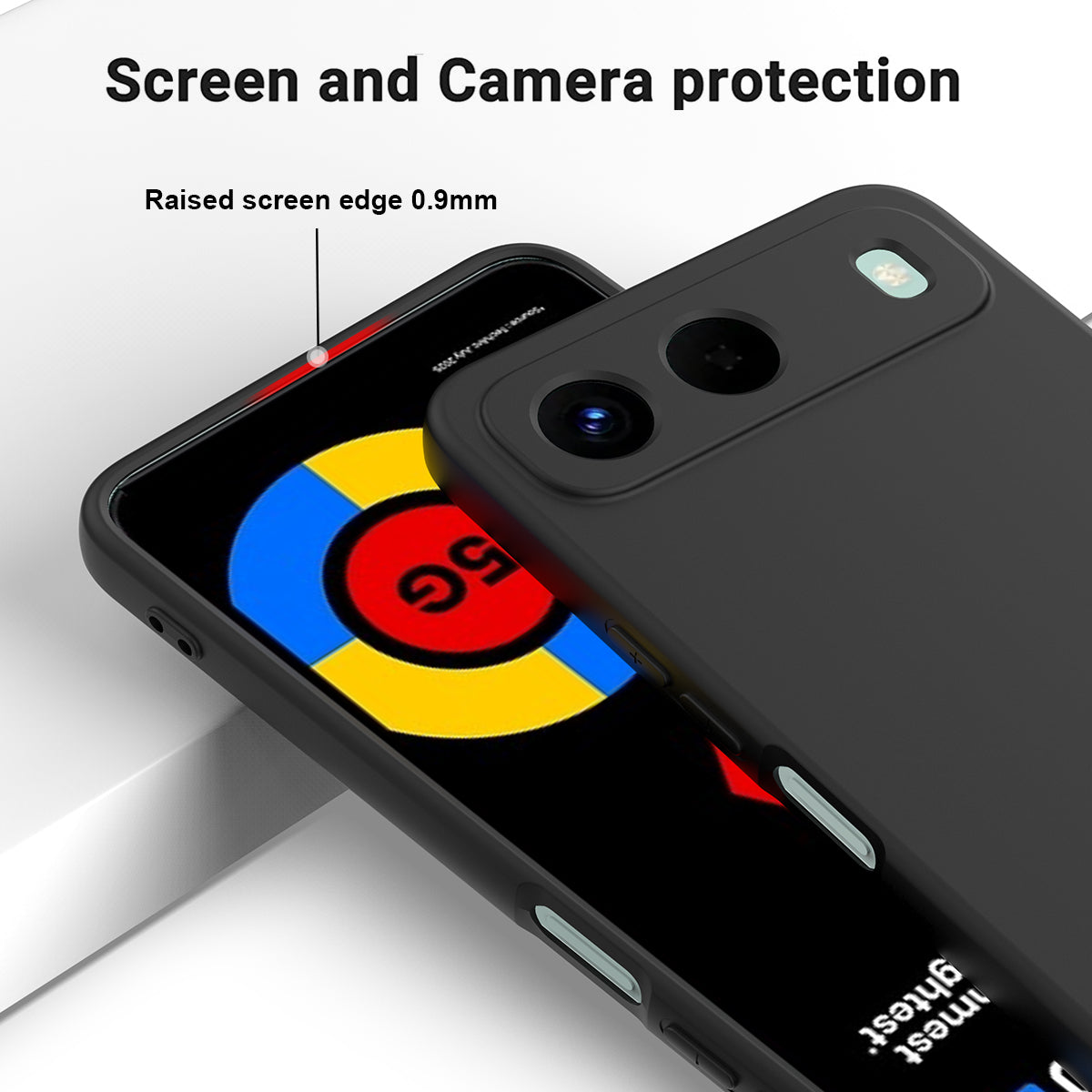 For TECNO Spark Go 5G Liquid Silicone Case Phone Back Cover with Hand Strap