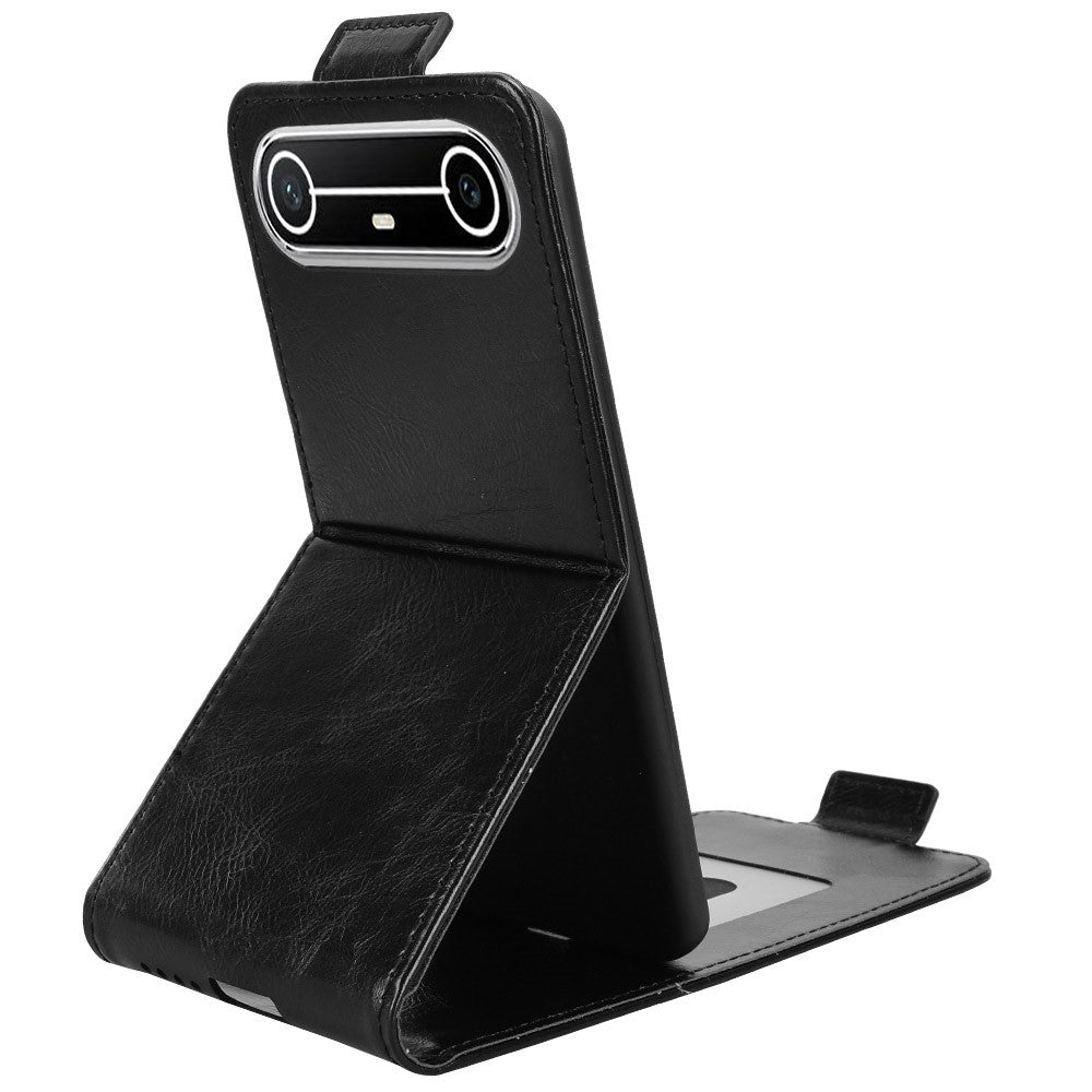 For TECNO Pova Slim 5G  /  Spark Slim 4G Stand Case Magnetic Clasp Vertical Flip Leather Phone Cover with Card Holder