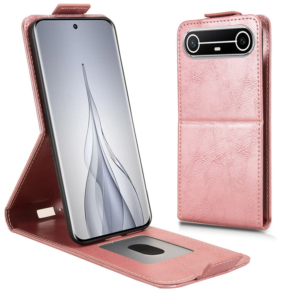 For TECNO Pova Slim 5G  /  Spark Slim 4G Stand Case Magnetic Clasp Vertical Flip Leather Phone Cover with Card Holder