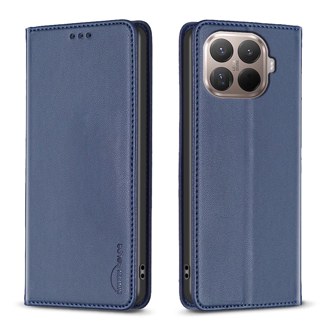 For Xiaomi 15T Pro Leather Case BINFEN COLOR BF18 Phone Stand Cover with Card Slots