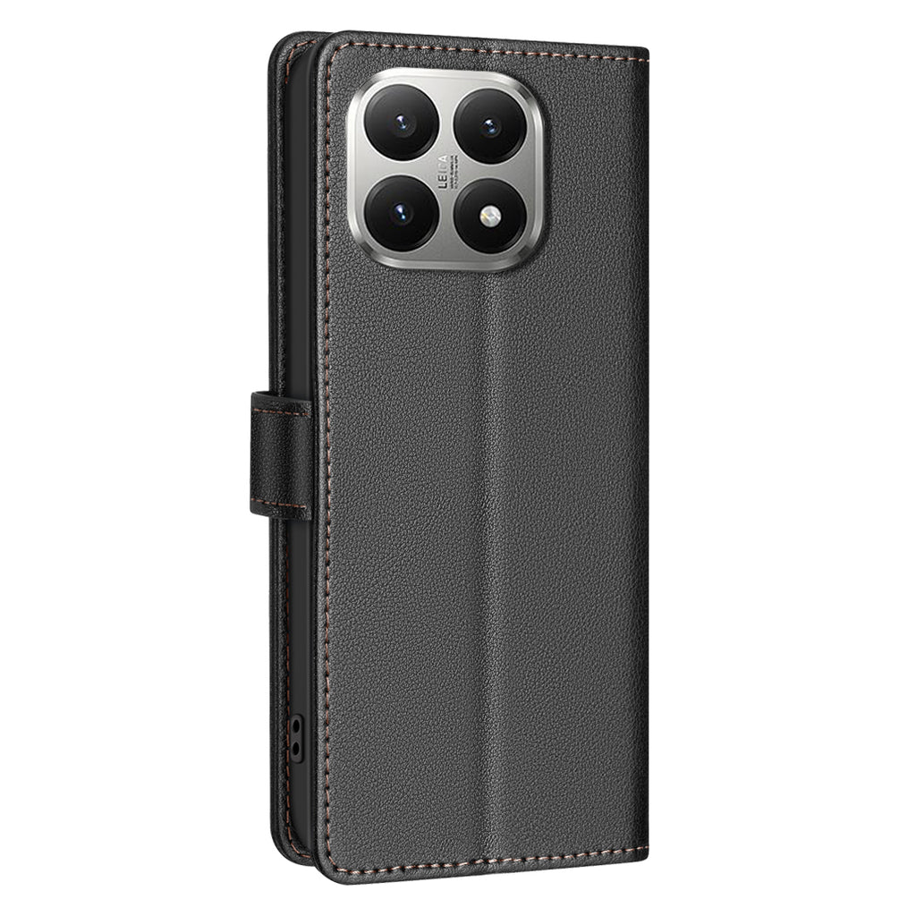 For Xiaomi 15T Leather Case BINFEN COLOR BF32 Wallet RFID Blocking Phone Cover