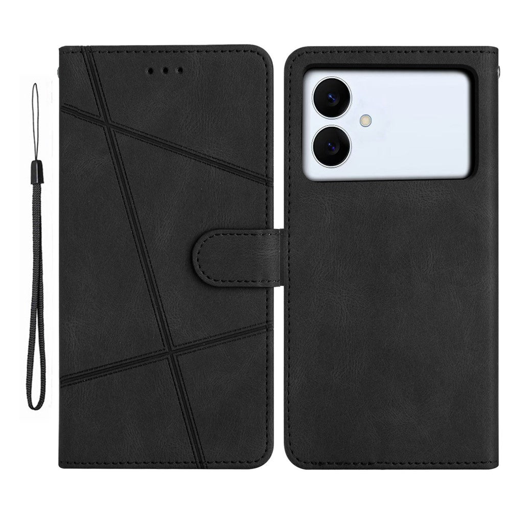 For Samsung Galaxy S26 Edge Case Crazy Horse Texture PU Leather Wallet Stand Phone Cover