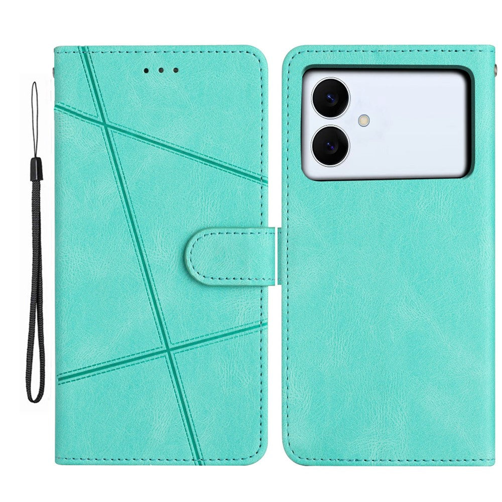 For Samsung Galaxy S26 Edge Case Crazy Horse Texture PU Leather Wallet Stand Phone Cover