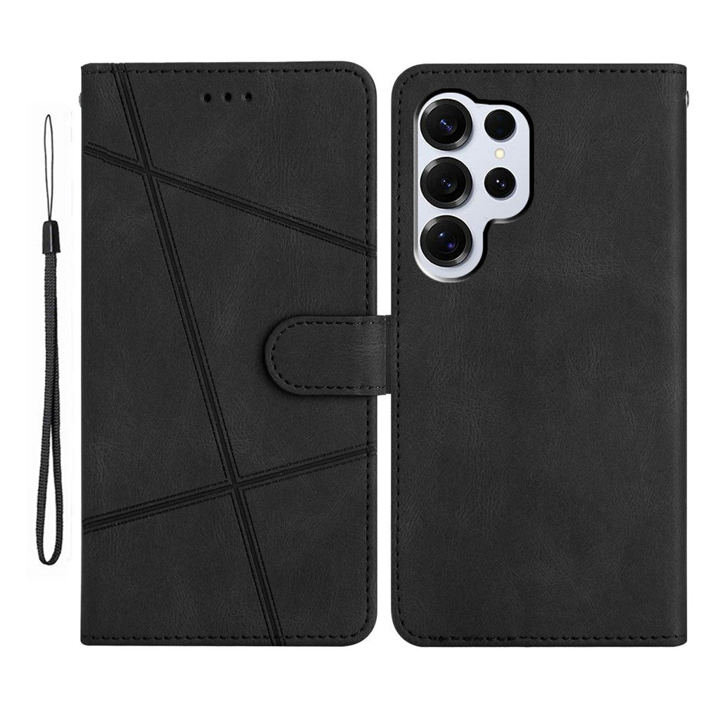 For Samsung Galaxy S26 Ultra Case Crazy Horse Texture PU Leather Wallet Stand Phone Cover