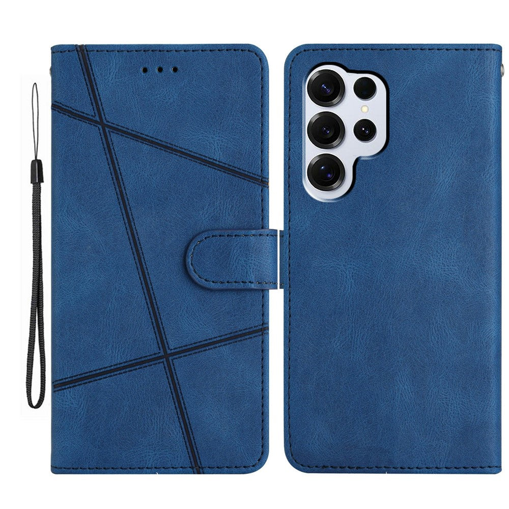 For Samsung Galaxy S26 Ultra Case Crazy Horse Texture PU Leather Wallet Stand Phone Cover