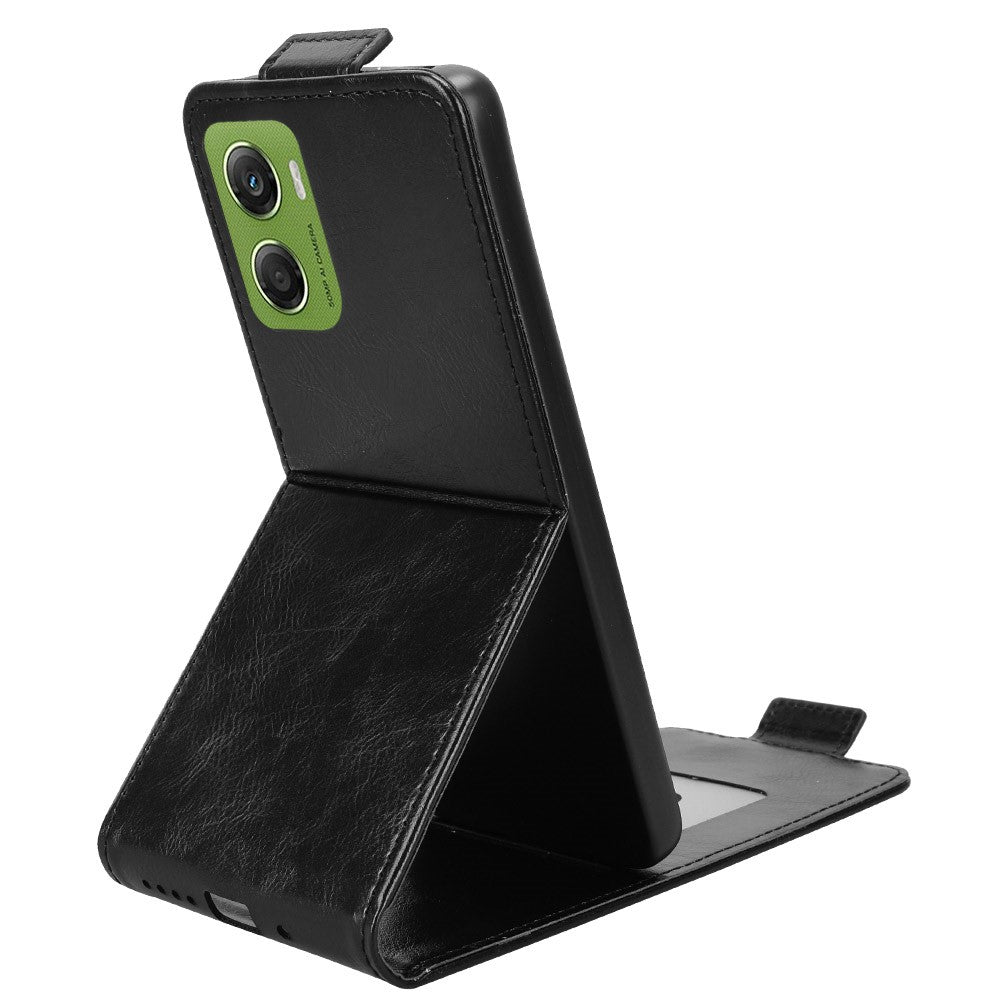 For Motorola Moto G06 Power 4G  /  G06 4G Stand Case Magnetic Clasp Vertical Flip Leather Phone Cover with Card Holder