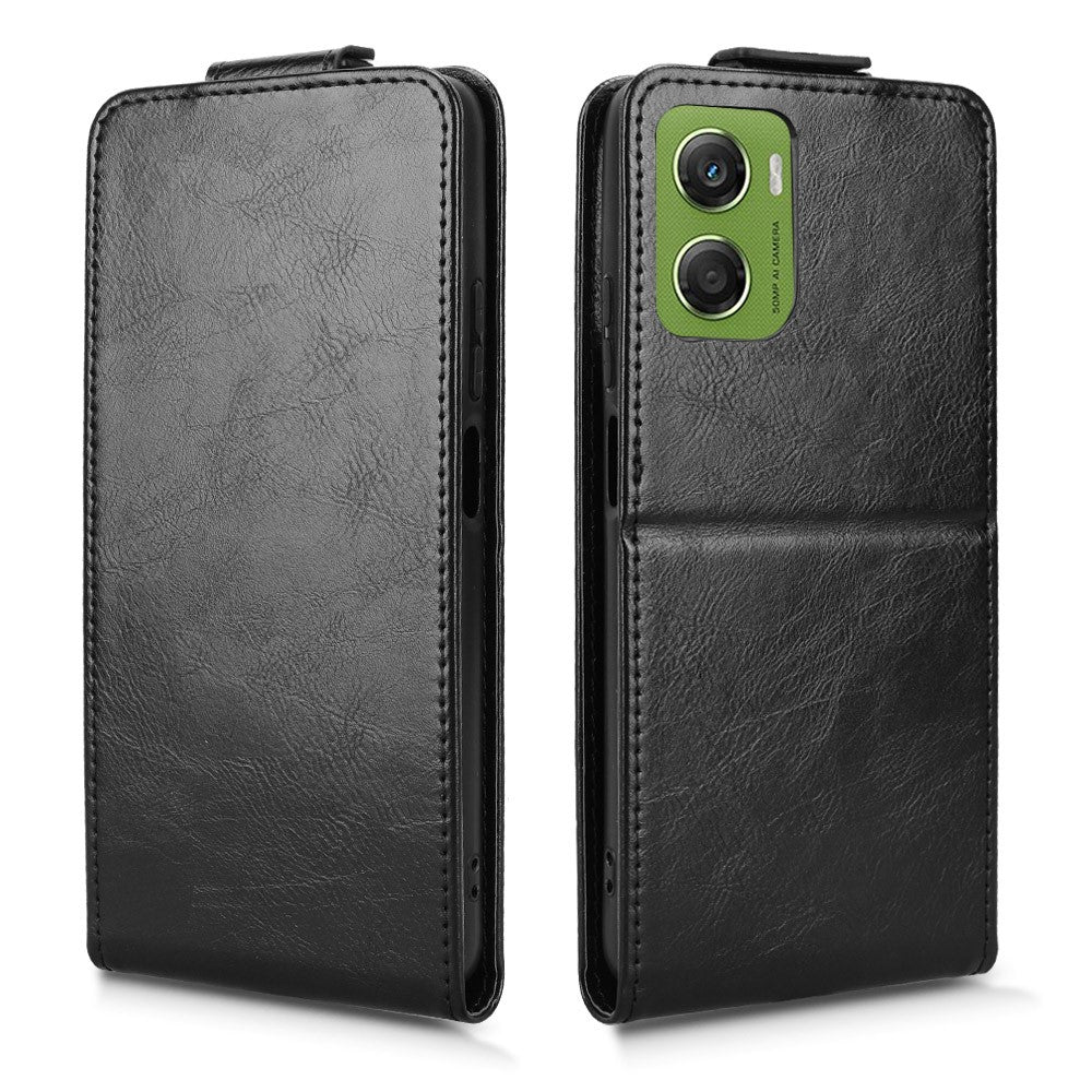For Motorola Moto G06 Power 4G  /  G06 4G Stand Case Magnetic Clasp Vertical Flip Leather Phone Cover with Card Holder