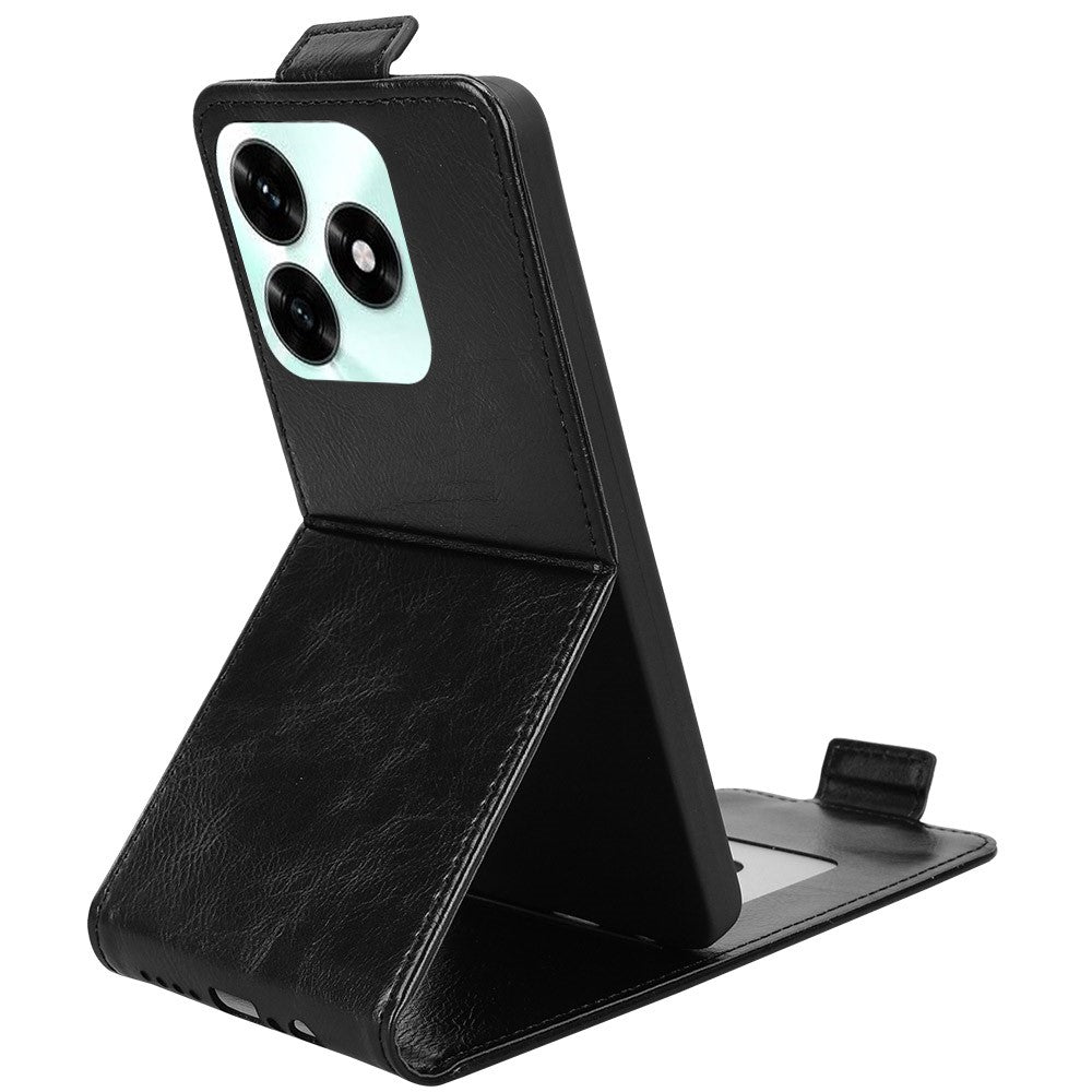 For Honor X5c Plus 4G Stand Case Magnetic Clasp Vertical Flip Leather Phone Cover with Card Holder