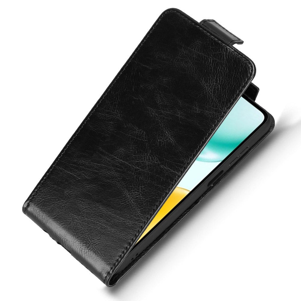 For Honor X5c Plus 4G Stand Case Magnetic Clasp Vertical Flip Leather Phone Cover with Card Holder