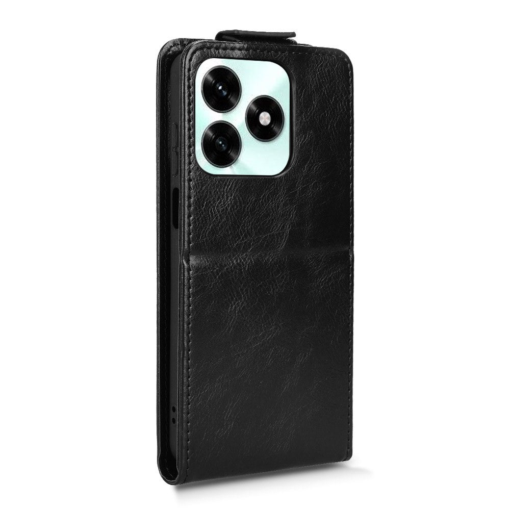 For Honor X5c Plus 4G Stand Case Magnetic Clasp Vertical Flip Leather Phone Cover with Card Holder