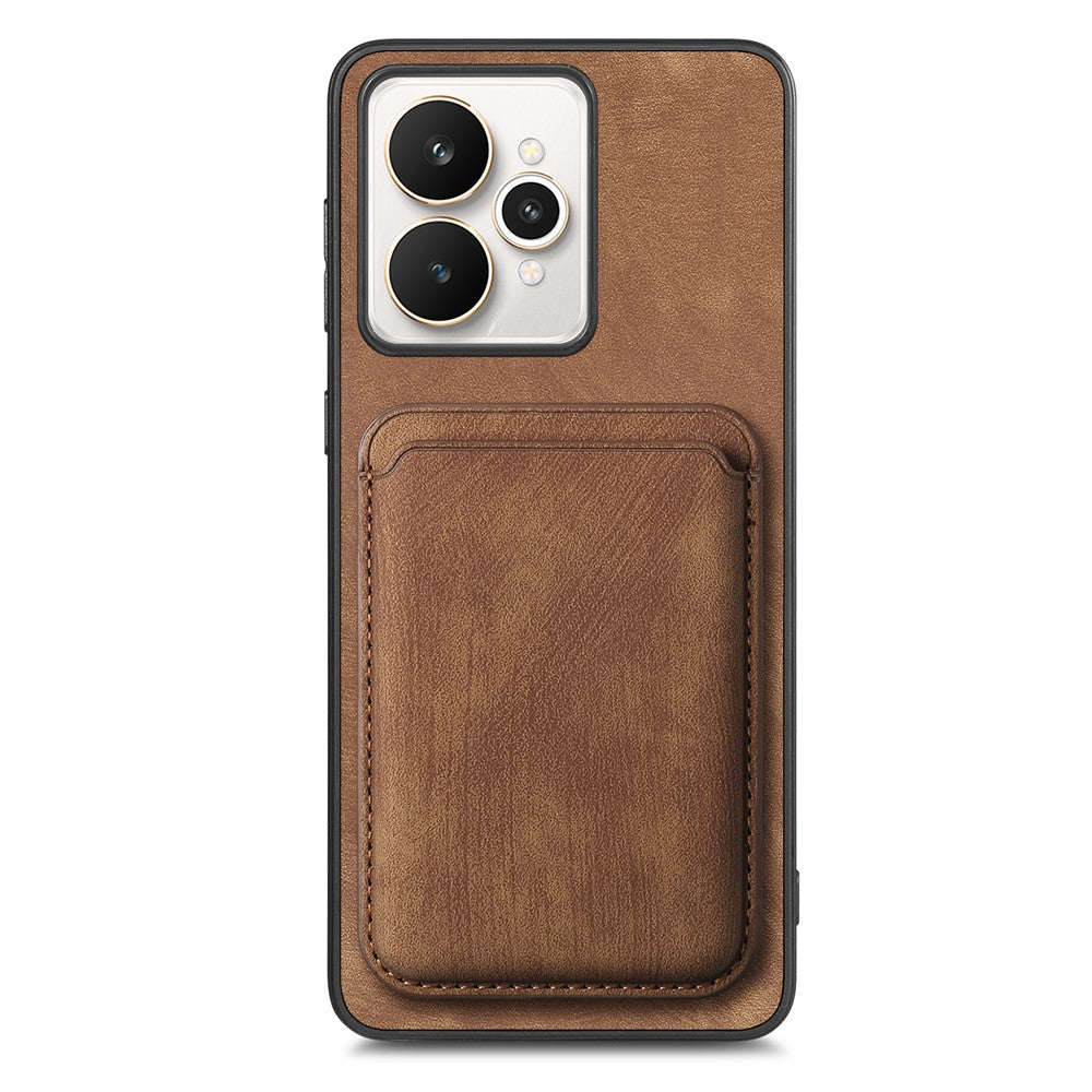 For Realme 15 Pro 5G Case Retro Leather + TPU Phone Cover with Detachable Card Slot