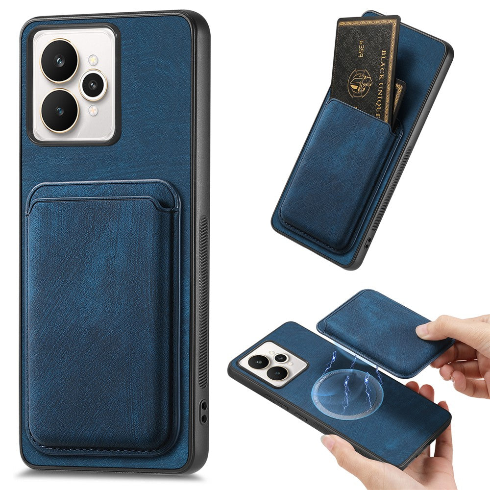 For Realme 15 Pro 5G Case Retro Leather + TPU Phone Cover with Detachable Card Slot