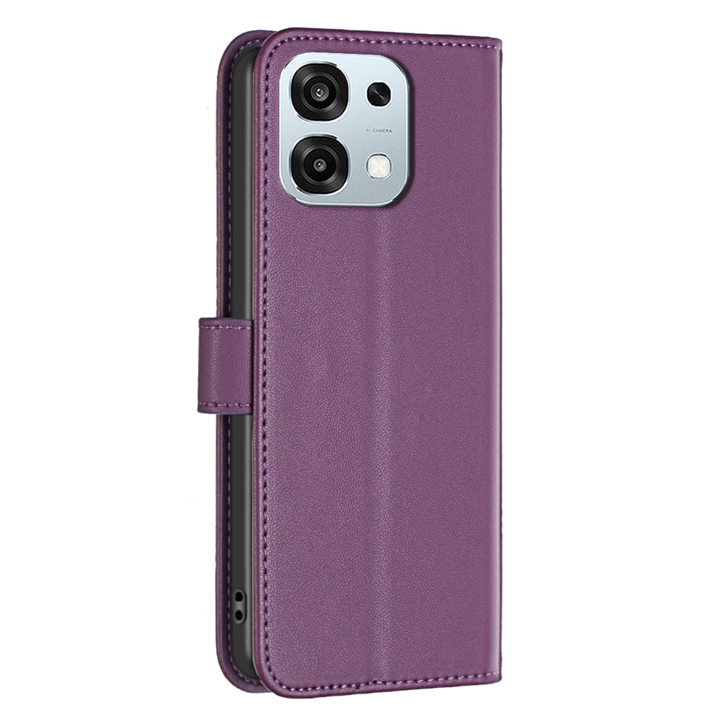 For Oppo A6 Pro 5G Phone Case BINFEN COLOR BF17 Wallet Folio Flip Leather Cover