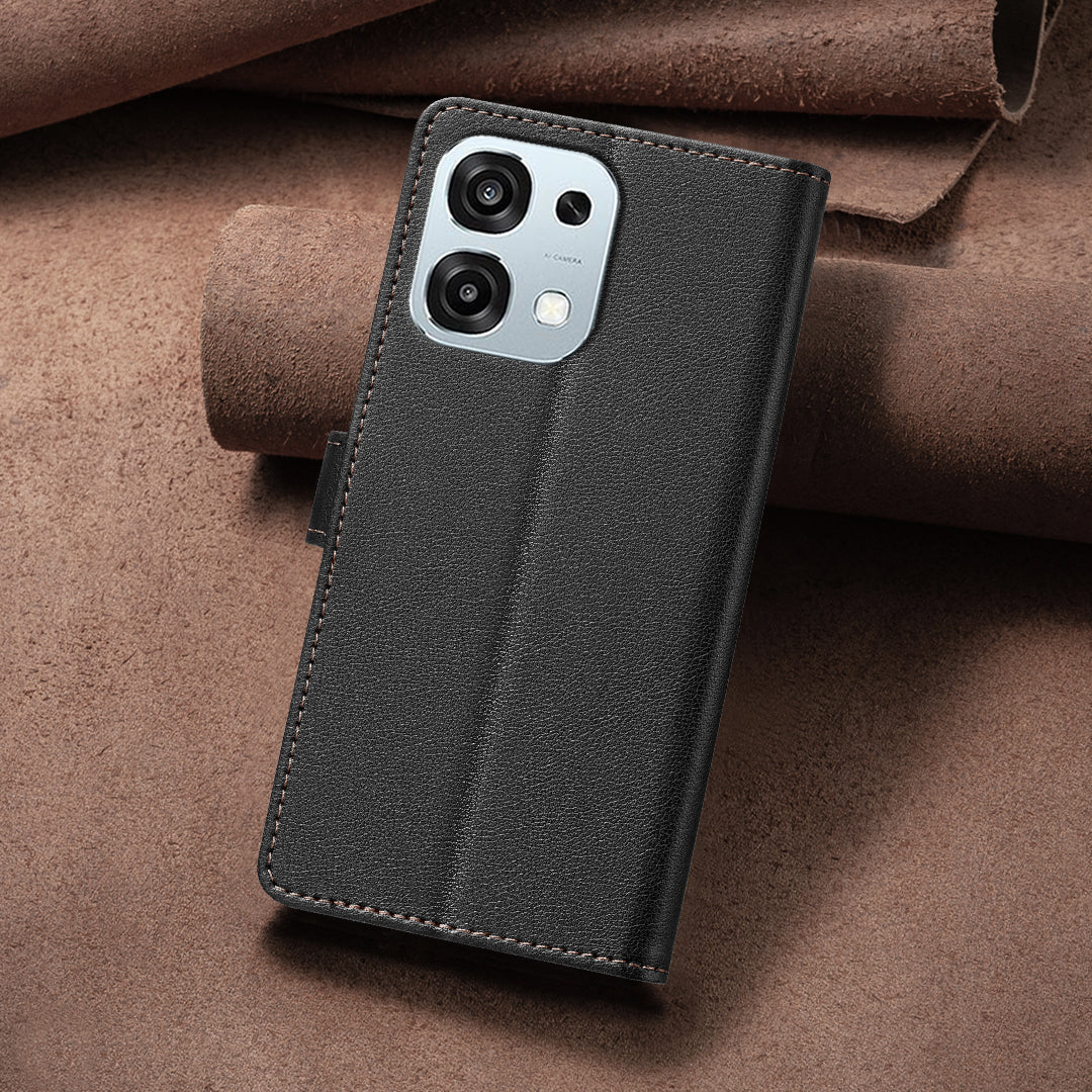 For Oppo A6 Pro 5G Leather Case BINFEN COLOR BF32 Wallet RFID Blocking Phone Cover