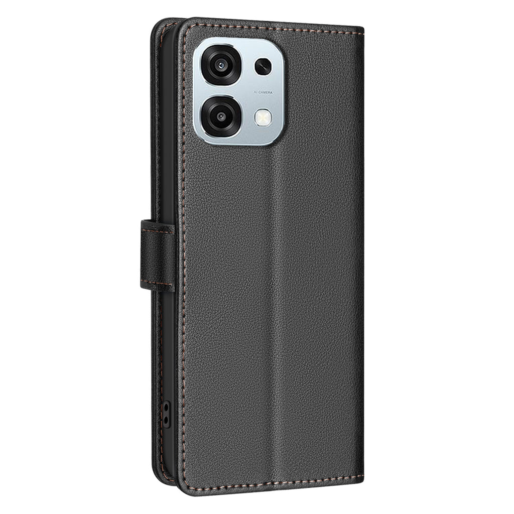 For Oppo A6 Pro 5G Leather Case BINFEN COLOR BF32 Wallet RFID Blocking Phone Cover