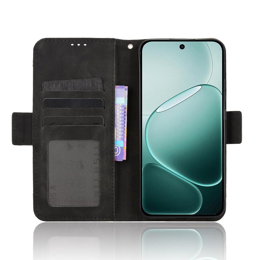 For Oppo F31 Pro 5G Leather Case Phone Wallet Cover with Multiple Card Slots