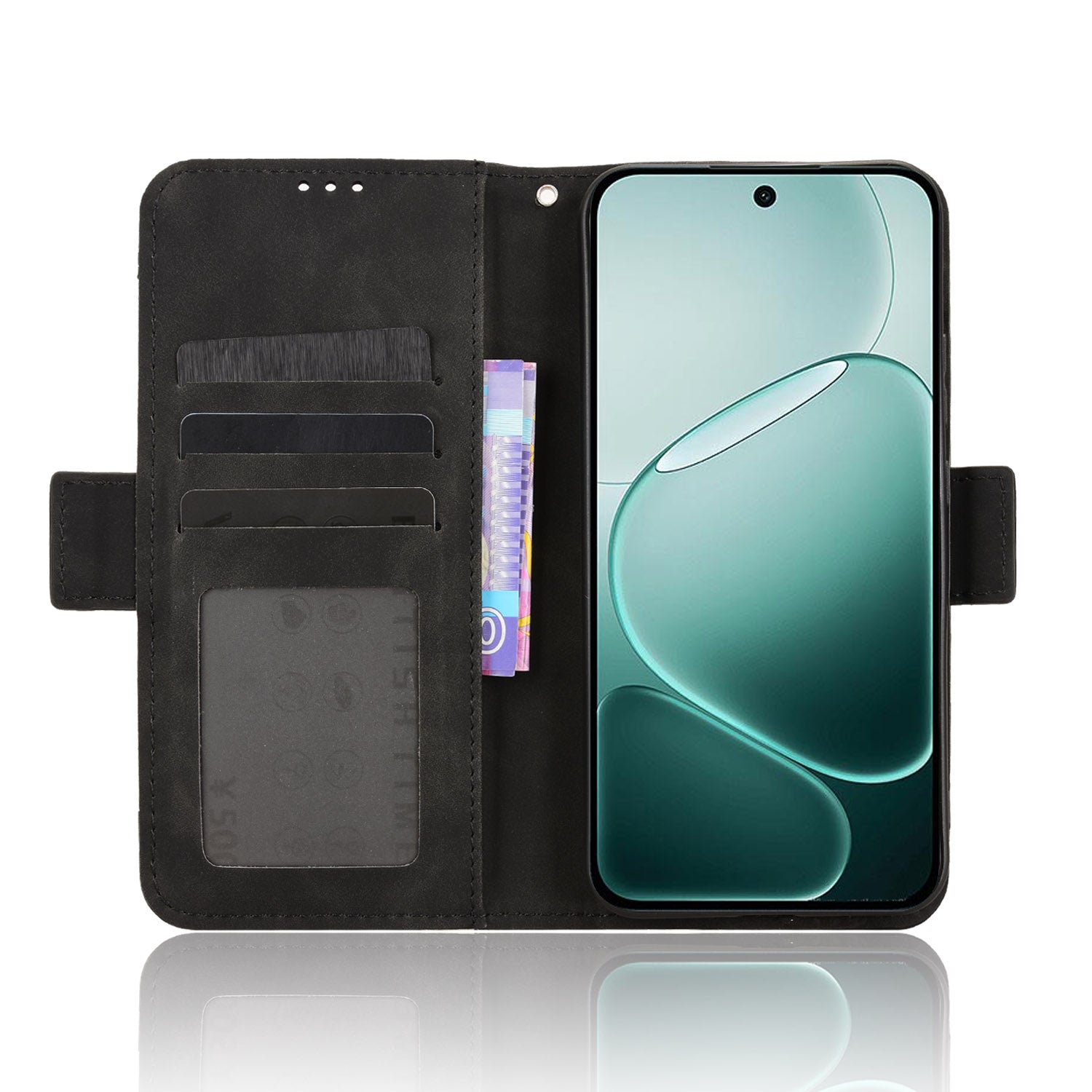 For Oppo F31 Pro 5G Leather Case Phone Wallet Cover with Multiple Card Slots