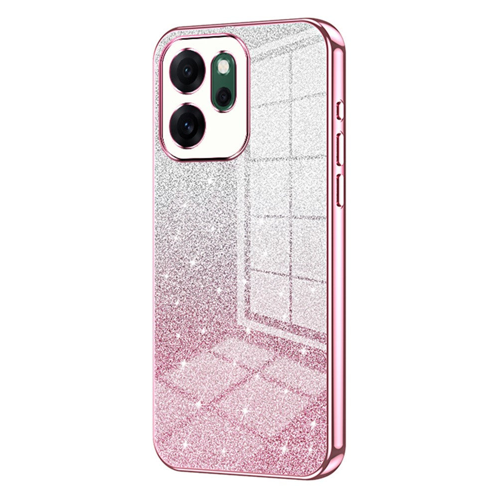 For Oppo Reno14 F 5G Case Electroplating Gradient Glitter TPU Phone Cover