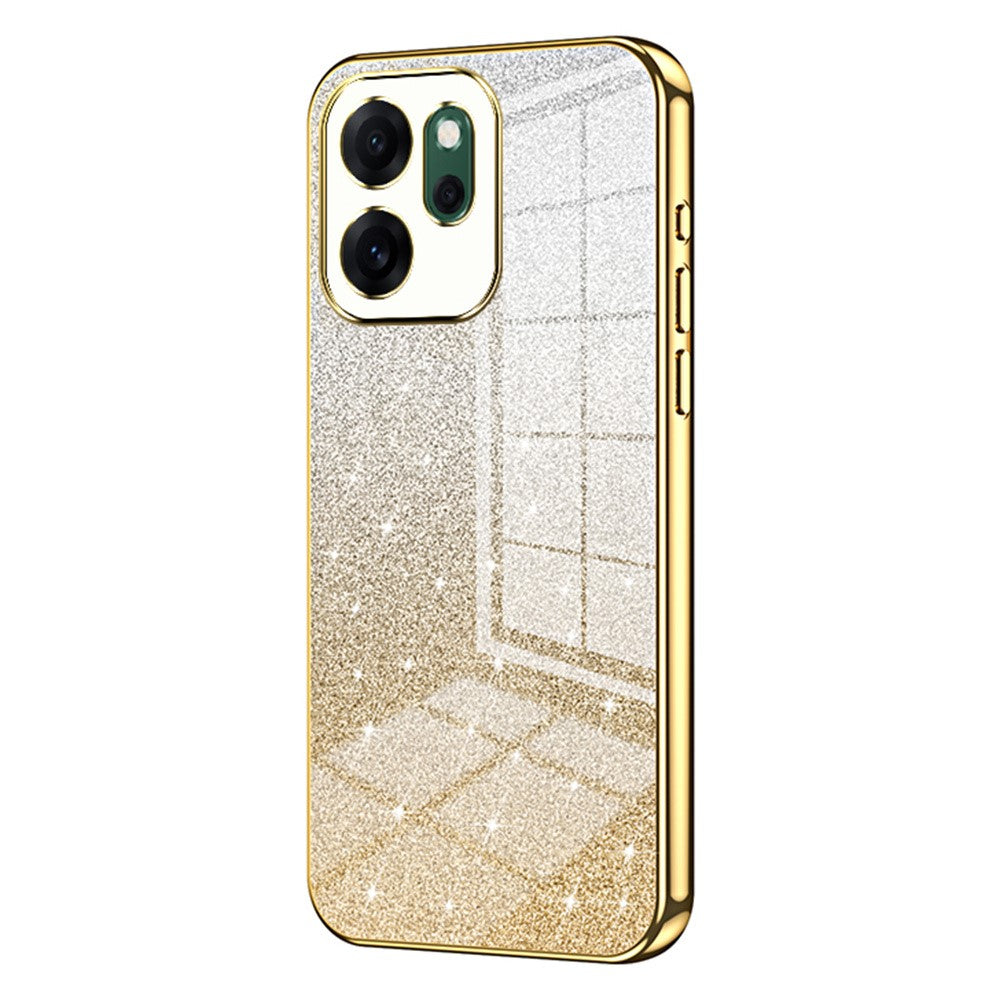 For Oppo Reno14 F 5G Case Electroplating Gradient Glitter TPU Phone Cover