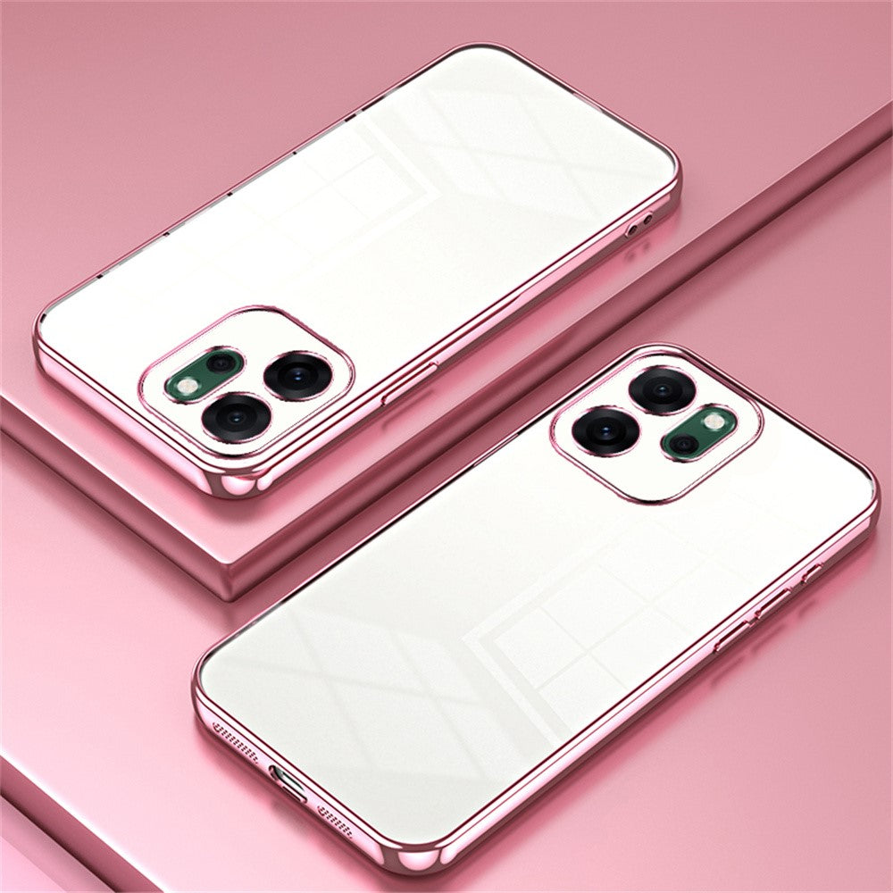 For Oppo Reno14 F 5G Case Electroplating Frame Soft TPU Phone Cover