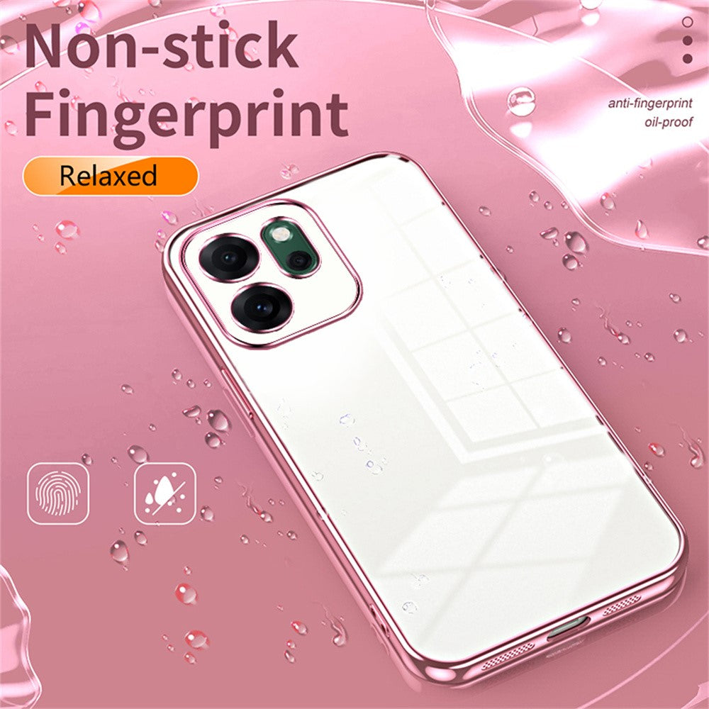 For Oppo Reno14 F 5G Case Electroplating Frame Soft TPU Phone Cover