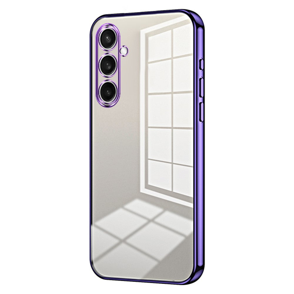 For Samsung Galaxy S25 FE Case Electroplating Frame Soft TPU Phone Cover
