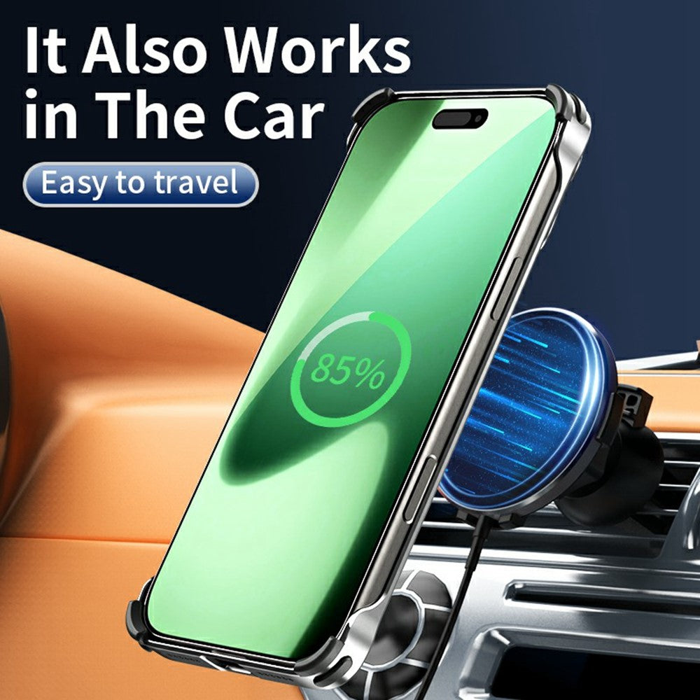 Auspicious Cloud Series For iPhone Air Hollow Case Aluminum Alloy Kickstand Magnetic Phone Cover