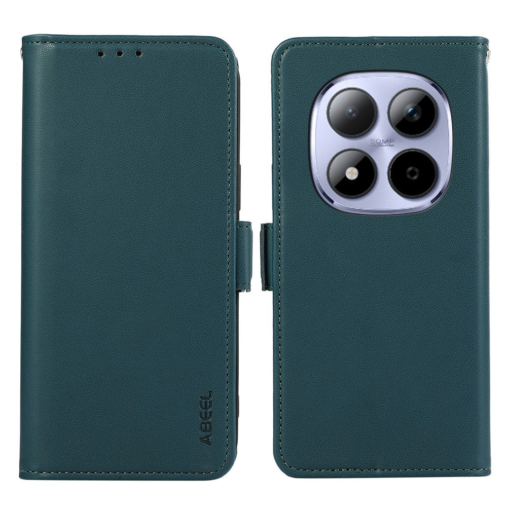 ABEEL For Xiaomi Redmi Note 15 Pro 5G Case Leather Phone Cover with RFID Blocking Wallet