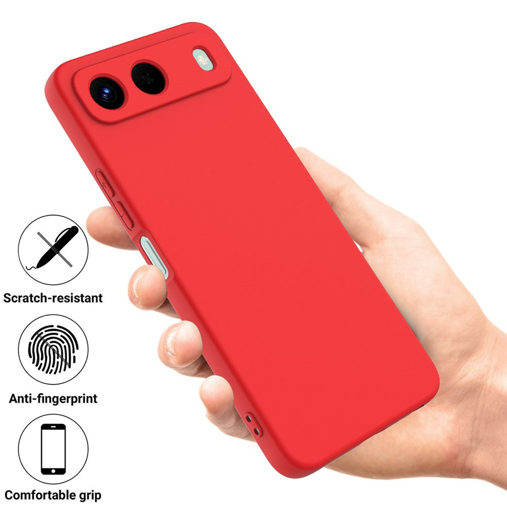 Coque arrière en silicone liquide avec dragonne pour Infinix Hot 60i 5G