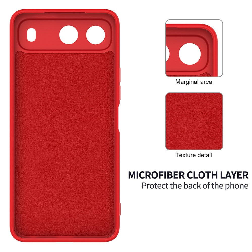 Coque arrière en silicone liquide avec dragonne pour Infinix Hot 60i 5G