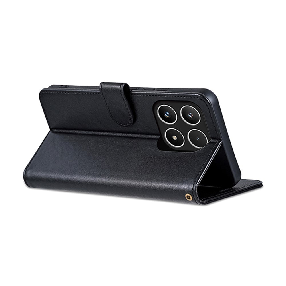 AZNS For Xiaomi 15T Case Anti-Scratch PU Leather Stand Wallet Phone Cover