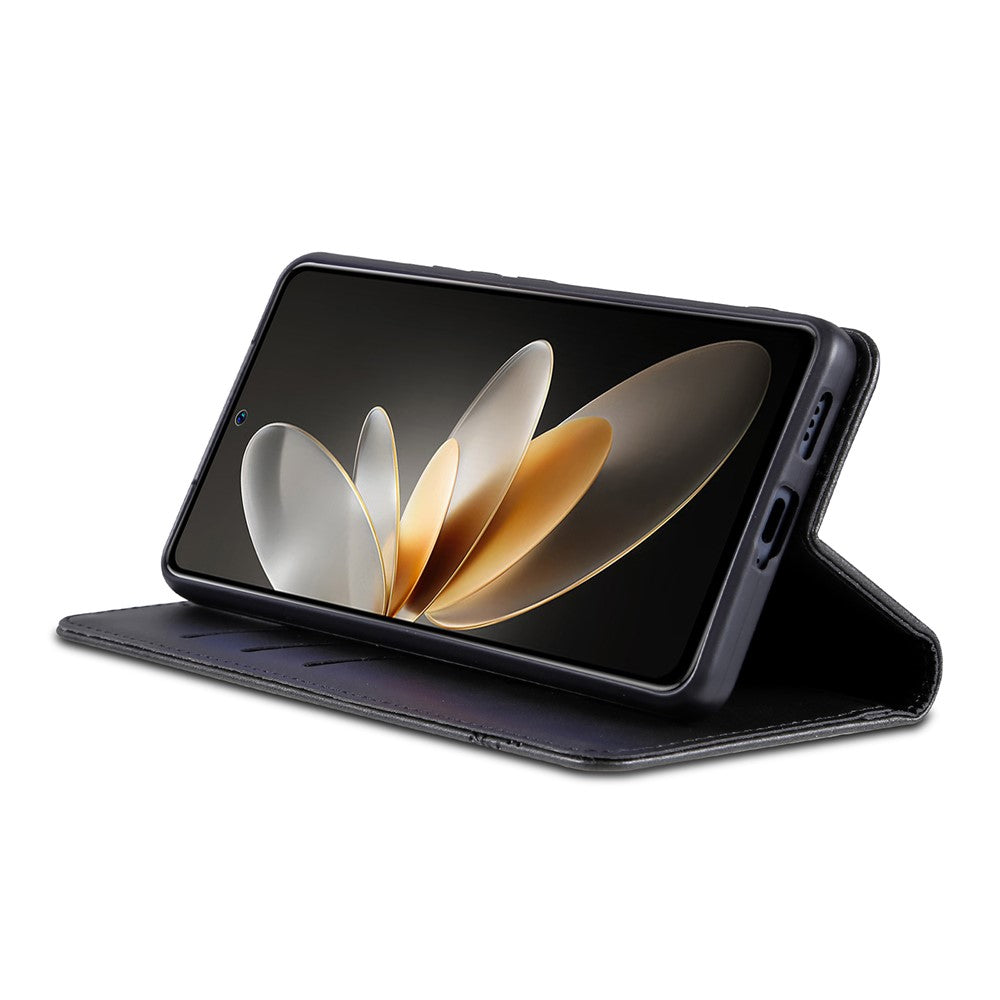 AZNS For Oppo A6 Pro 5G Case Cowhide Texture PU Leather Wallet Phone Cover