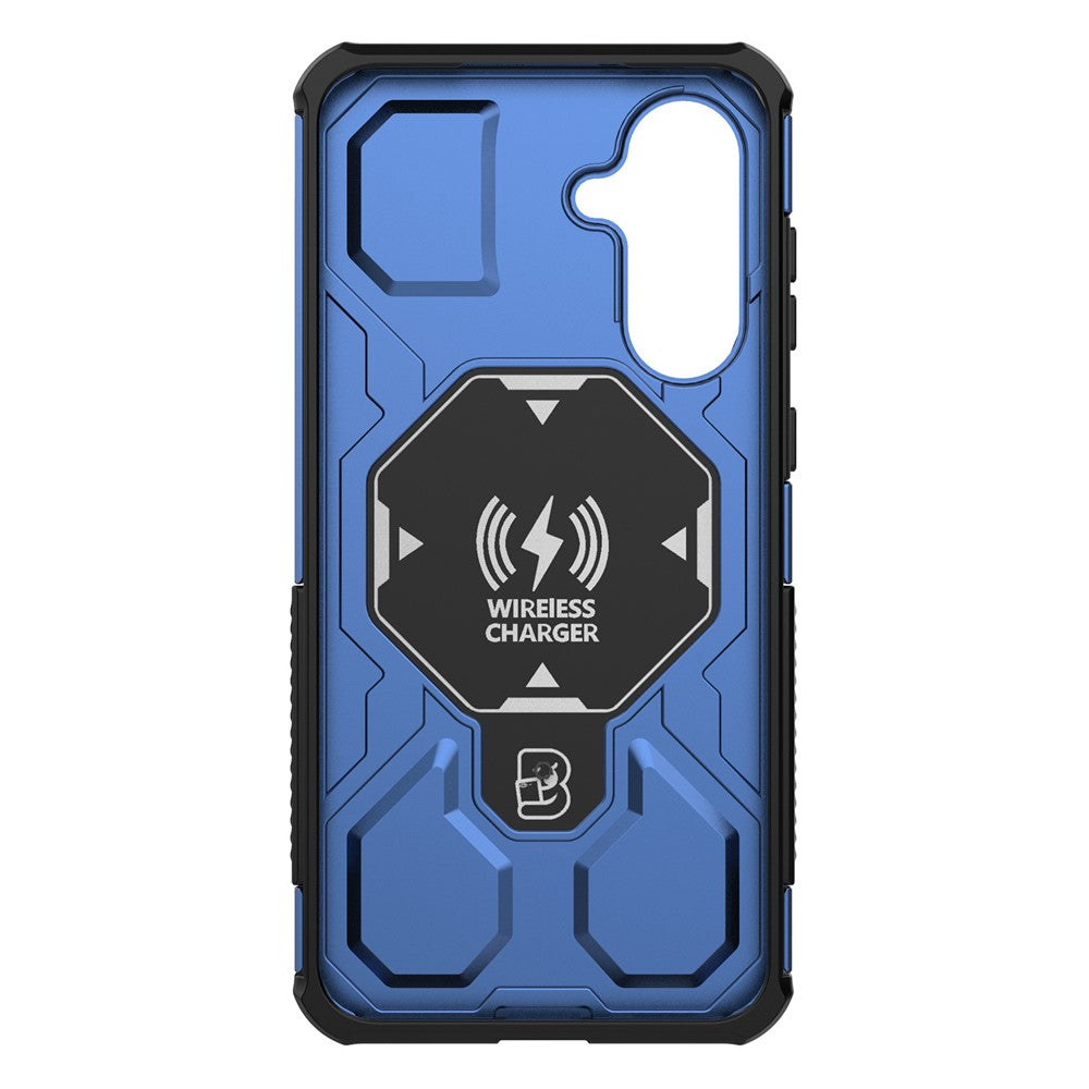 For Samsung Galaxy A56 5G Magnetic Case Rotating Metal Kickstand Shockproof PC + TPU Phone Back Cover