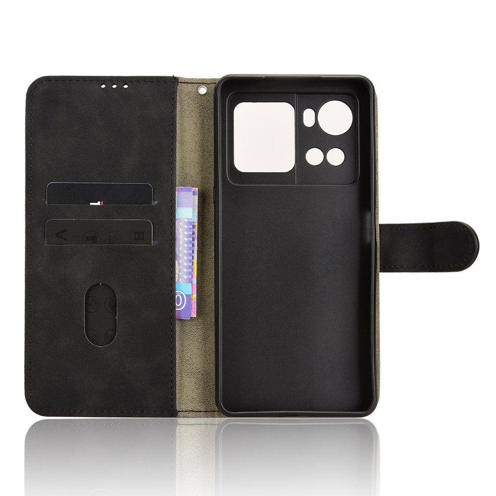 For Cubot X100 Leather Case Skin Feel Anti Drop Wallet Flip Phone Cover