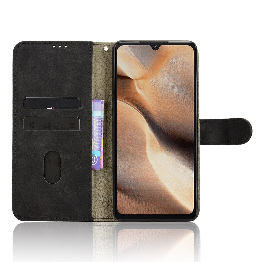 For Cubot X100 Leather Case Skin Feel Anti Drop Wallet Flip Phone Cover