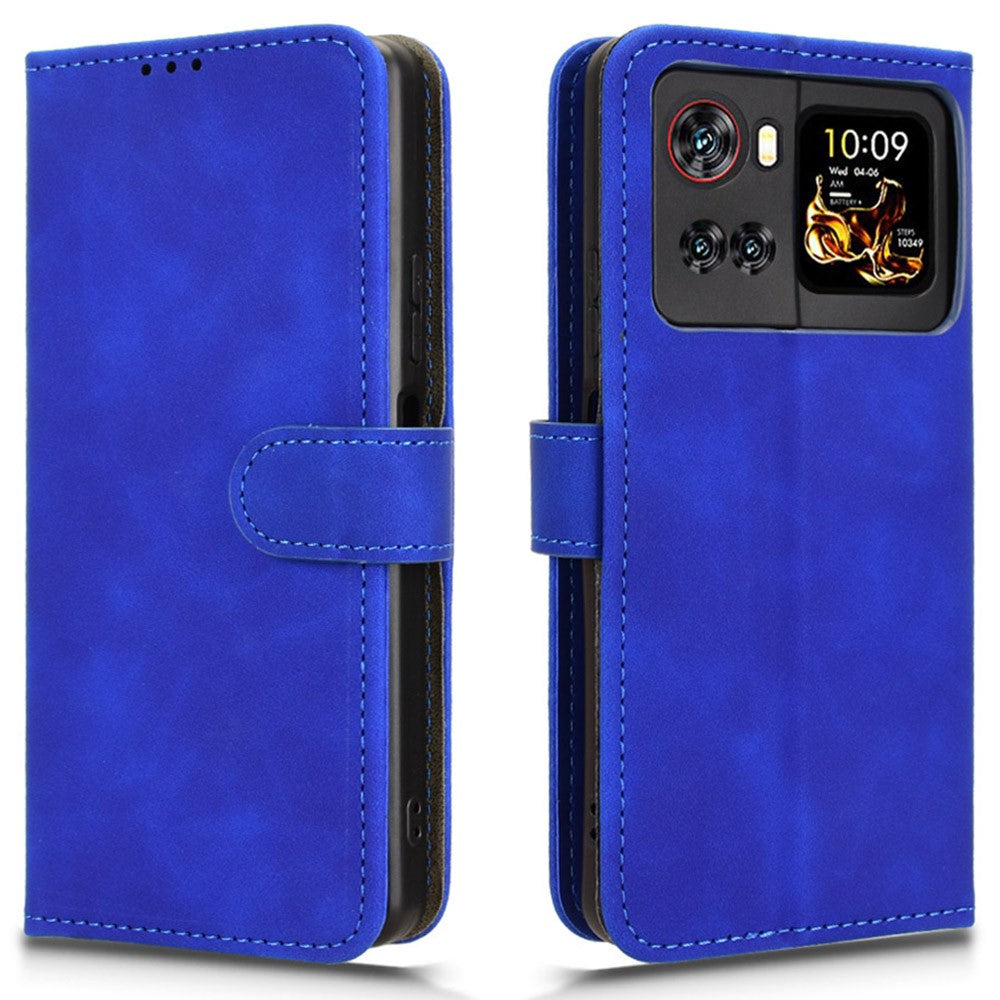 For Cubot X100 Leather Case Skin Feel Anti Drop Wallet Flip Phone Cover