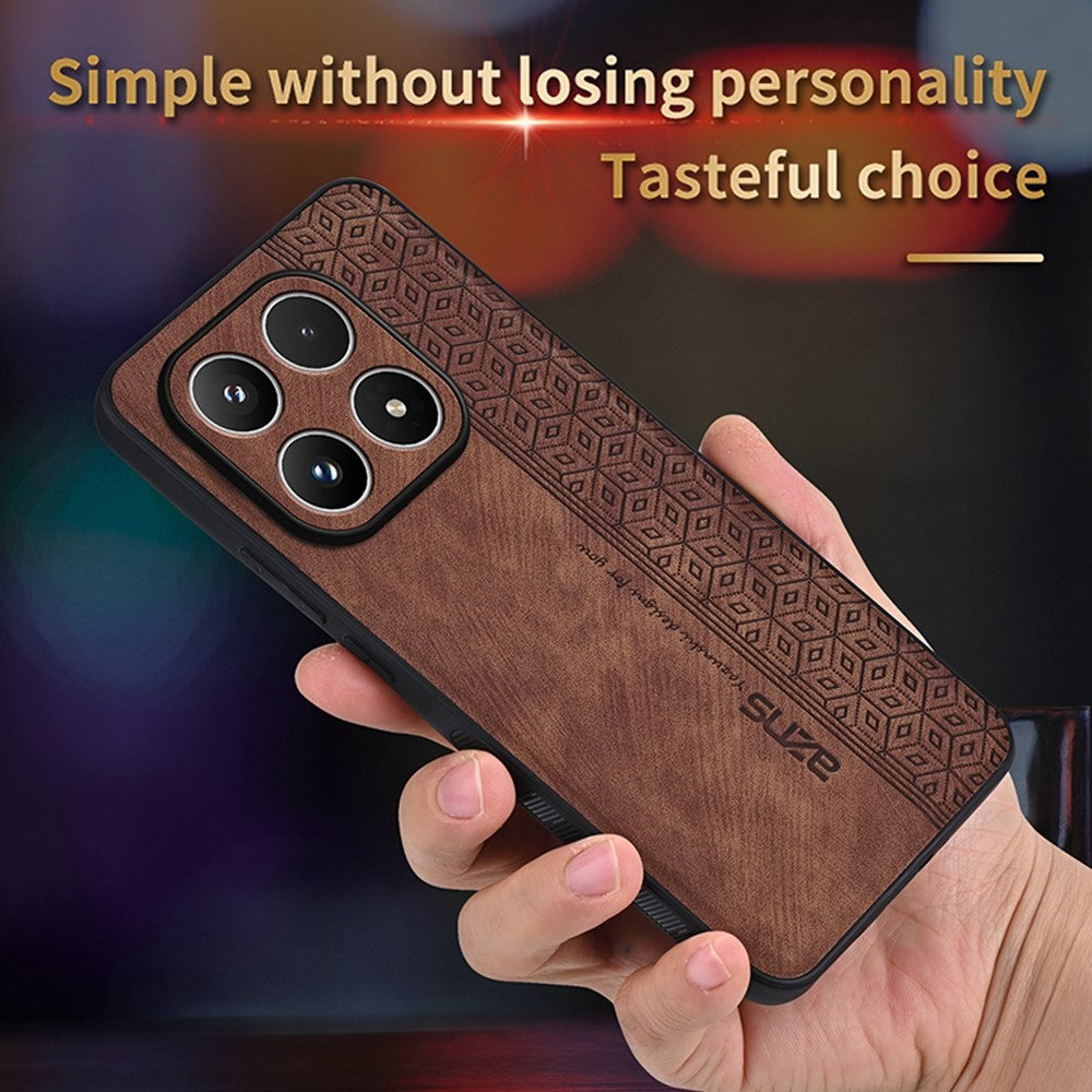 AZNS For Xiaomi 17 Case Protective PU Leather Covered TPU Phone Shell
