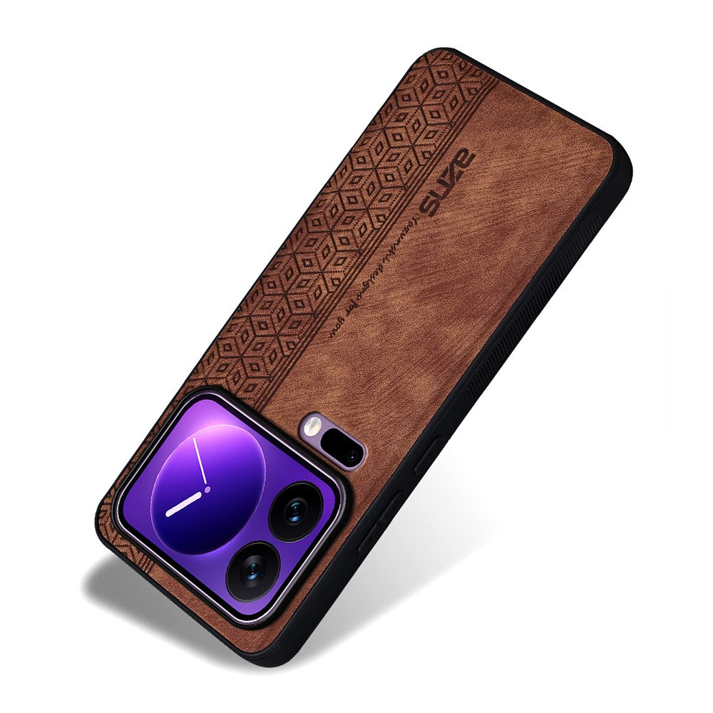 AZNS For Xiaomi 17 Pro Case Protective PU Leather Covered TPU Phone Shell