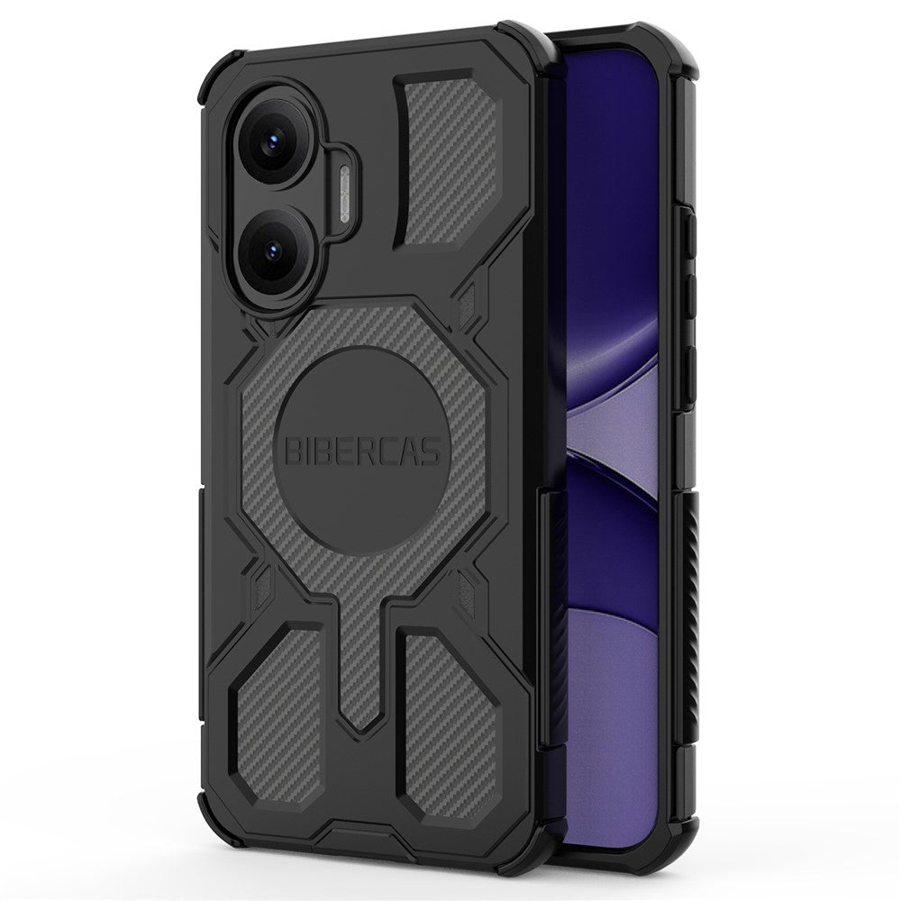 BIBERCAS J-16 Series For Xiaomi Redmi Turbo 4 Pro 5G  /  Poco F7 5G Case Compatible with MagSafe Anti Drop TPU + PC Phone Cover