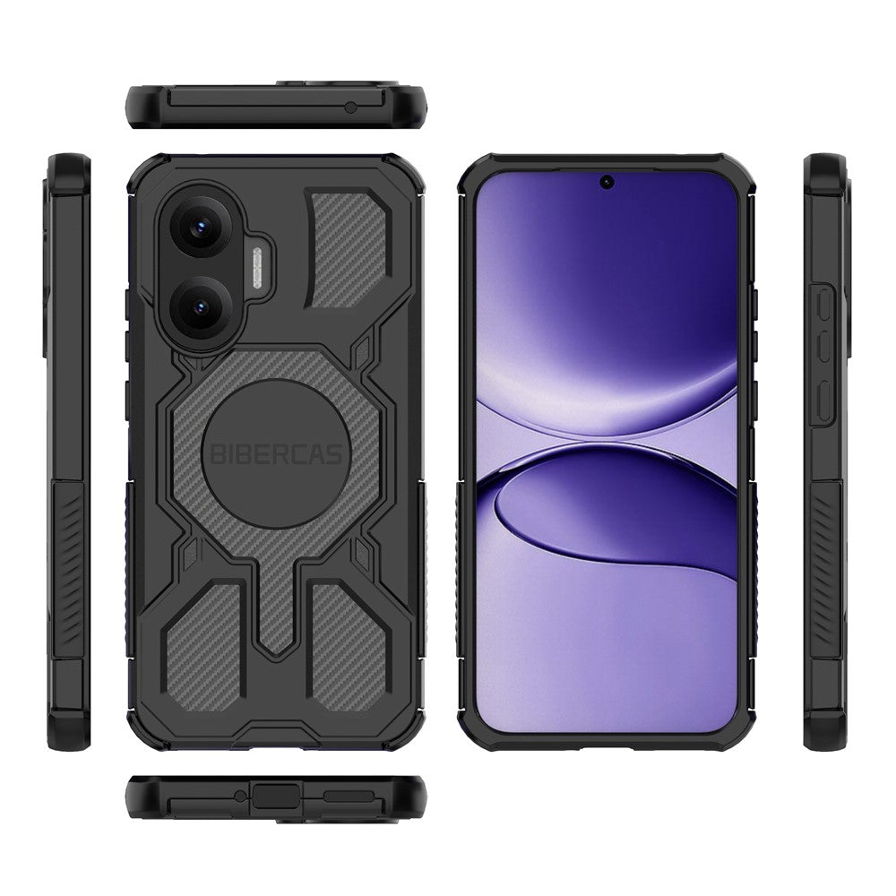 BIBERCAS J-16 Series For Xiaomi Redmi Turbo 4 Pro 5G  /  Poco F7 5G Case Compatible with MagSafe Anti Drop TPU + PC Phone Cover