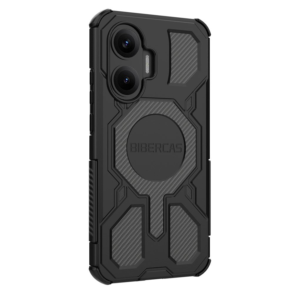 BIBERCAS J-16 Series For Xiaomi Redmi Turbo 4 Pro 5G  /  Poco F7 5G Case Compatible with MagSafe Anti Drop TPU + PC Phone Cover