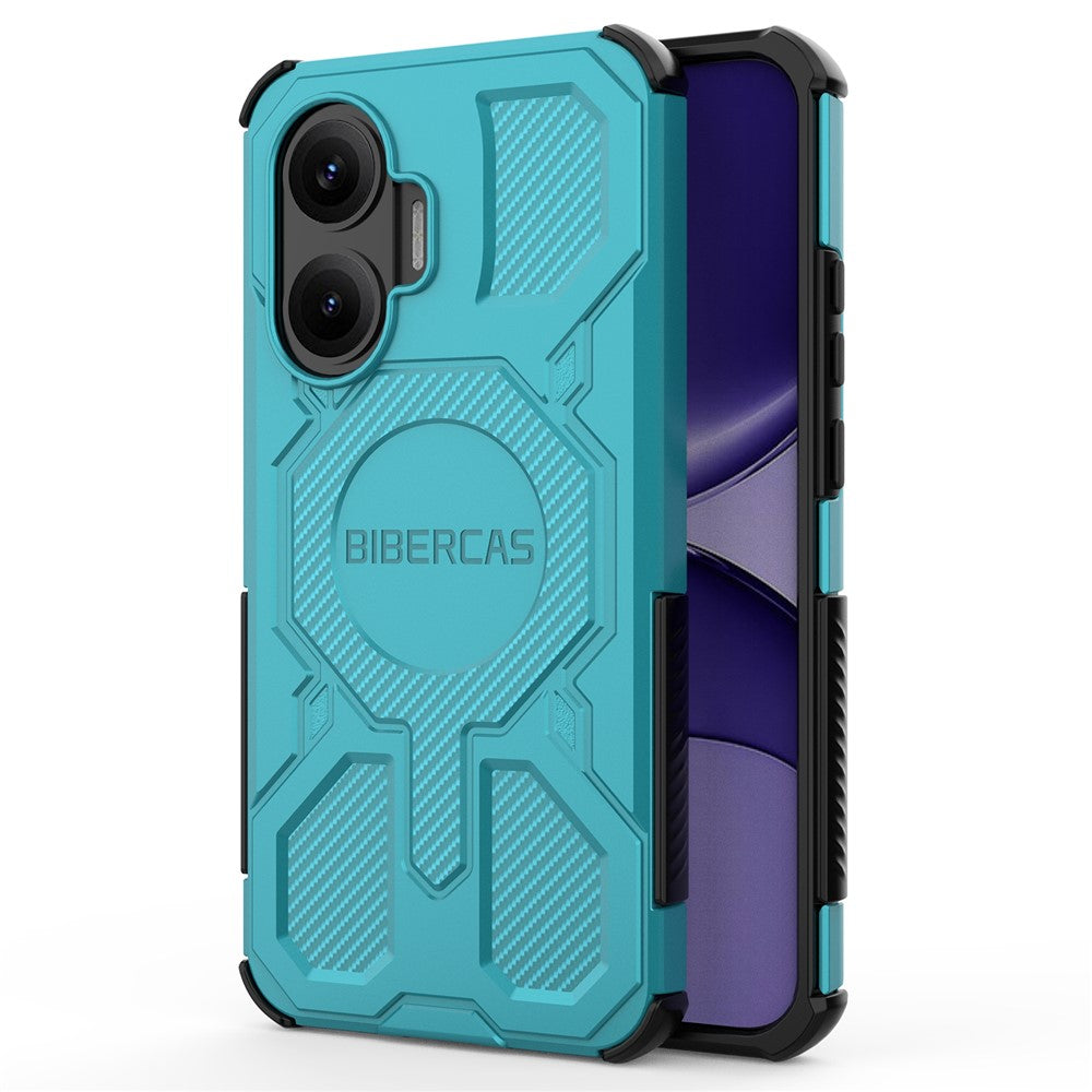 BIBERCAS J-16 Series For Xiaomi Redmi Turbo 4 Pro 5G  /  Poco F7 5G Case Compatible with MagSafe Anti Drop TPU + PC Phone Cover