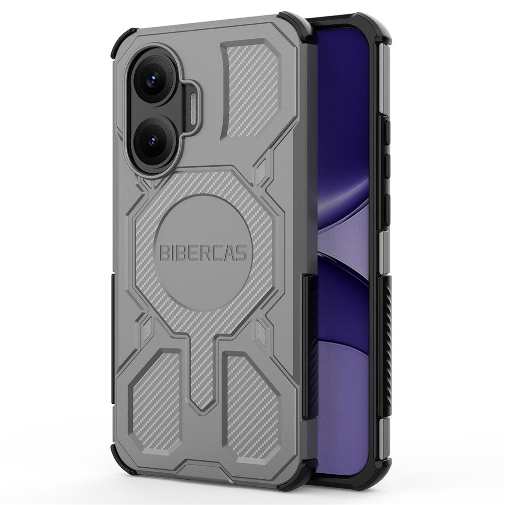 BIBERCAS J-16 Series For Xiaomi Redmi Turbo 4 Pro 5G  /  Poco F7 5G Case Compatible with MagSafe Anti Drop TPU + PC Phone Cover