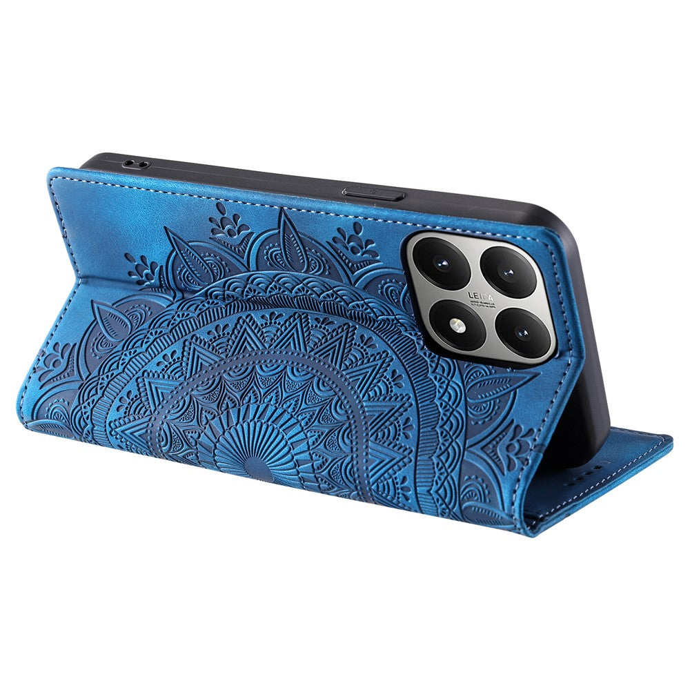 For Xiaomi 15T Case Magnetic Closing Leather Phone Cover Pattern Imprinted