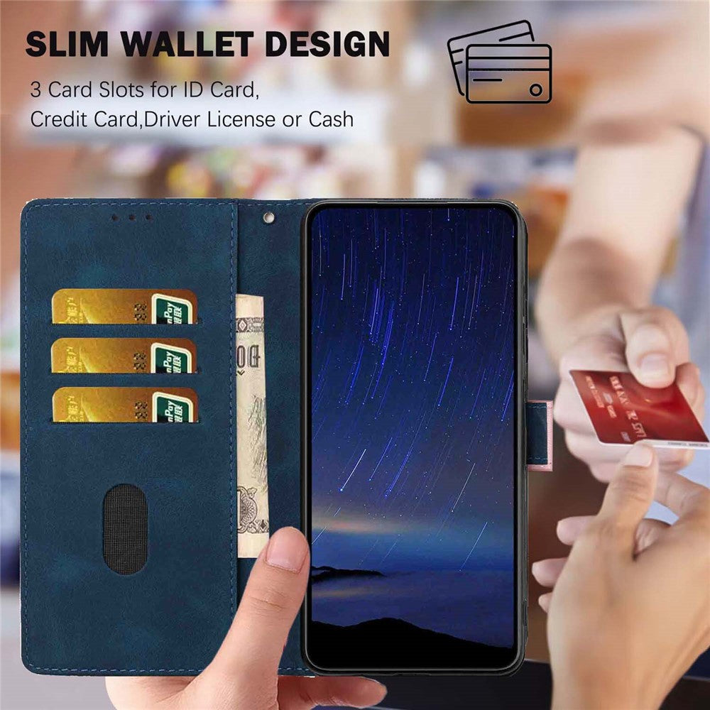 For Samsung Galaxy A07 4G  /  A06 4G  /  A06 5G Flip Case Cherry Blossom Pattern Leather Wallet Stand Phone Cover with Wrist Strap
